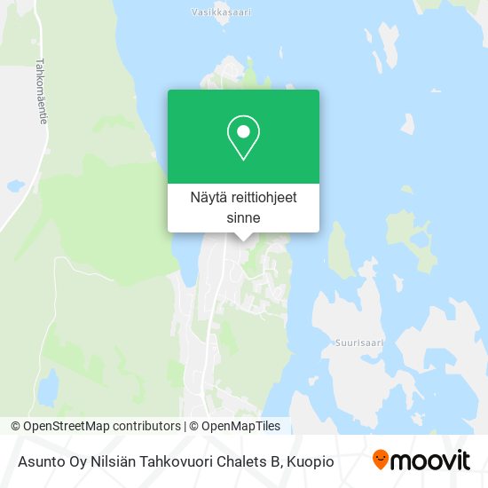 Asunto Oy Nilsiän Tahkovuori Chalets B kartta
