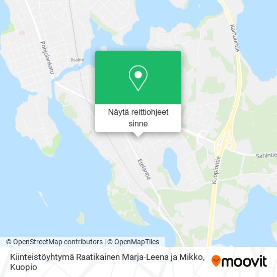 Kiinteistöyhtymä Raatikainen Marja-Leena ja Mikko kartta