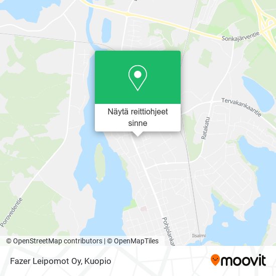 Fazer Leipomot Oy kartta