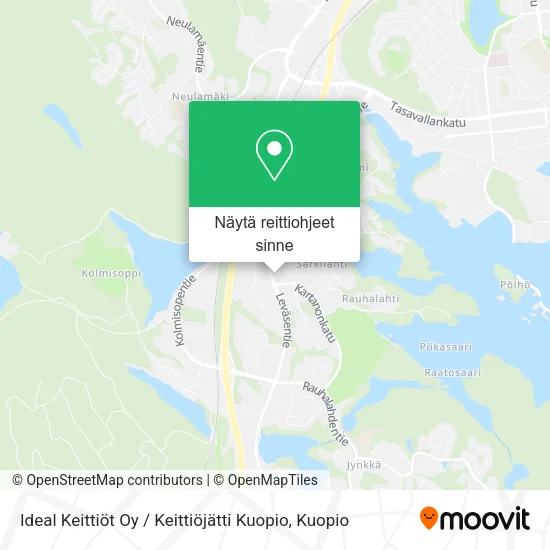 Ideal Keittiöt Oy / Keittiöjätti Kuopio kartta
