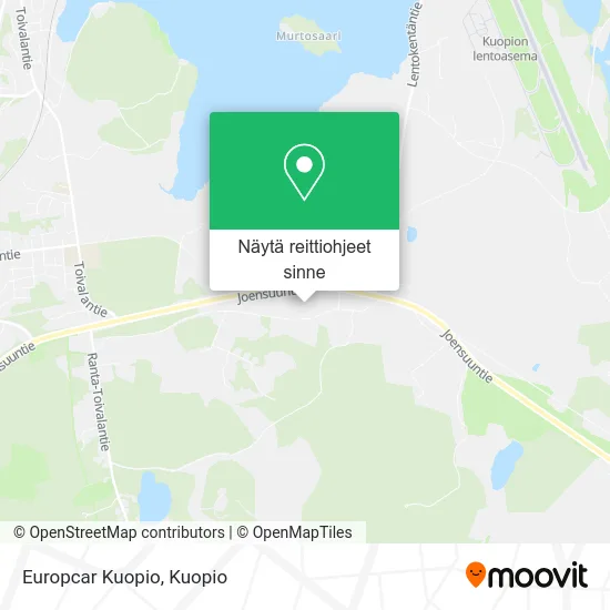 Europcar Kuopio kartta