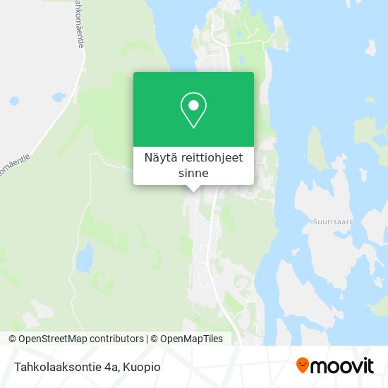 Tahkolaaksontie 4a kartta