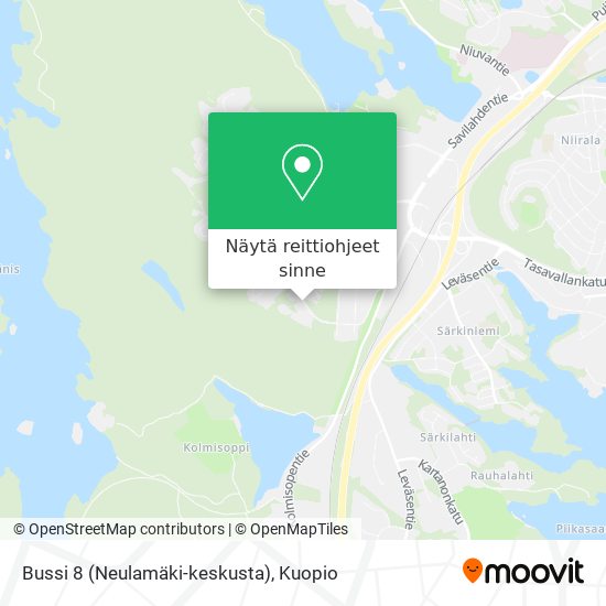 Kuinka päästä kohteeseen Bussi 8 (Neulamäki-keskusta) paikassa Kuopio  kulkuvälineellä Bussi?