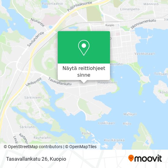 Tasavallankatu 26 kartta