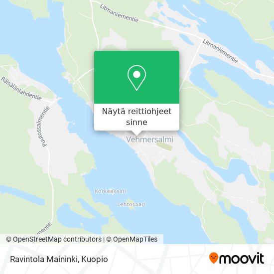 Ravintola Maininki kartta