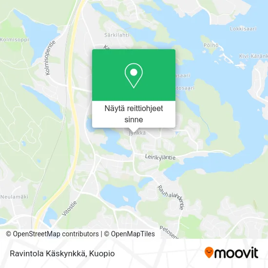 Ravintola Käskynkkä kartta