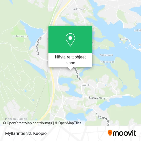 Myllärintie 32 kartta