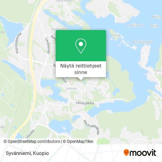 Kuinka päästä kohteeseen Syvänniemi paikassa Kuopio kulkuvälineellä Bussi?