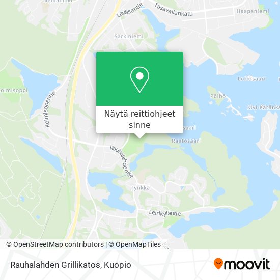 Rauhalahden Grillikatos kartta