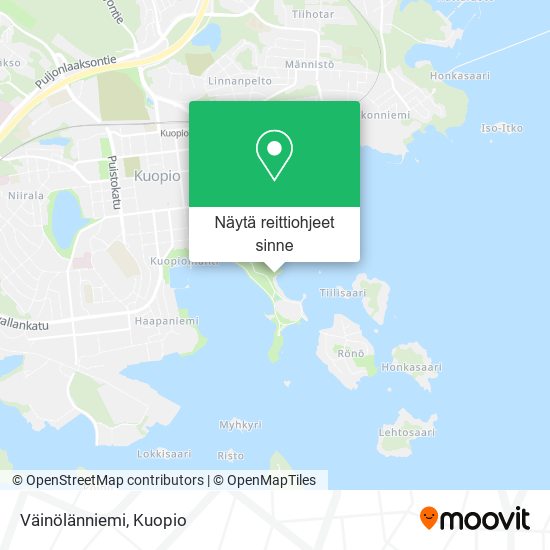 Esitellä 53+ imagen väinölänniemi kuopio kartta