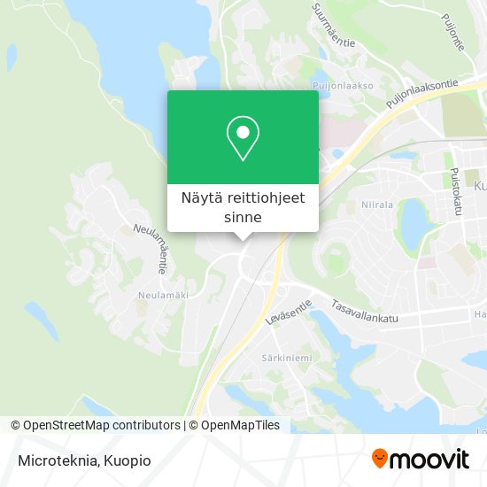 Kuinka päästä kohteeseen Microteknia paikassa Kuopio kulkuvälineellä Bussi?