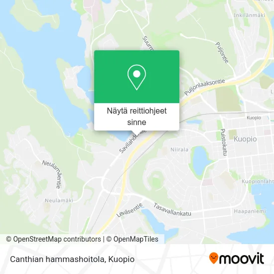 Canthian hammashoitola kartta