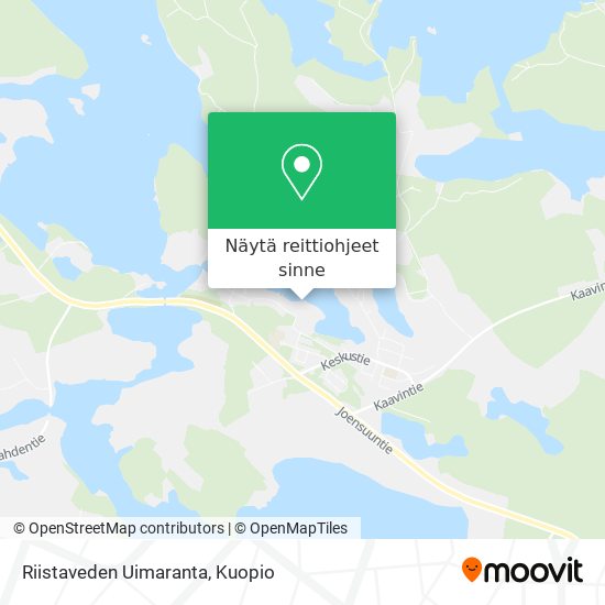 Riistaveden Uimaranta kartta