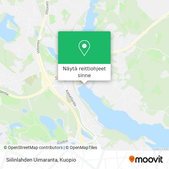 Siilinlahden Uimaranta kartta