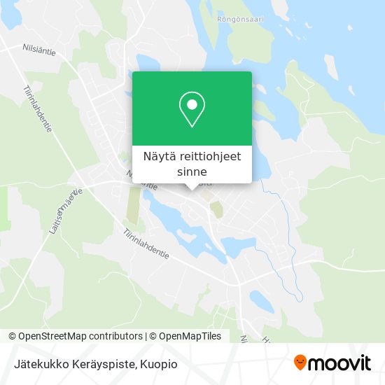 Jätekukko Keräyspiste kartta