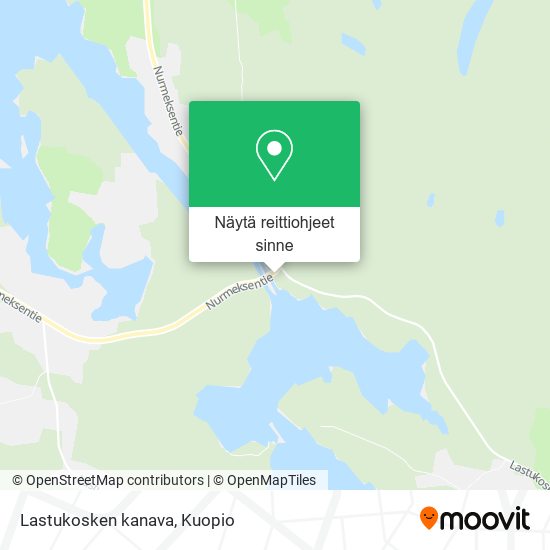 Lastukosken kanava kartta