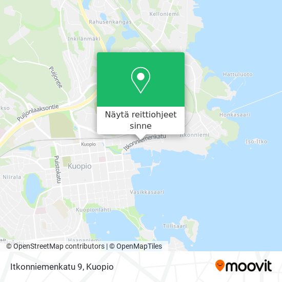 Itkonniemenkatu 9 kartta