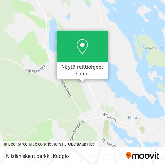 Kuinka päästä kohteeseen Nilsiän skeittiparkki kulkuvälineellä Bussi?