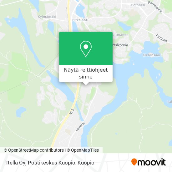 Itella Oyj Postikeskus Kuopio kartta