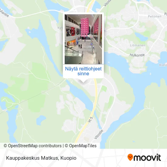 Kauppakeskus Matkus kartta