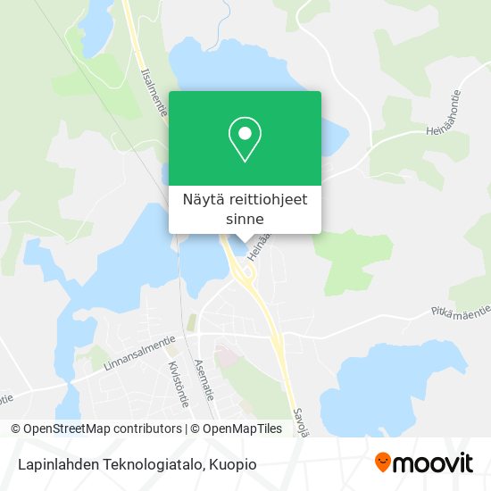 Lapinlahden Teknologiatalo kartta