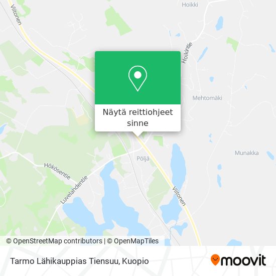 Tarmo Lähikauppias Tiensuu kartta