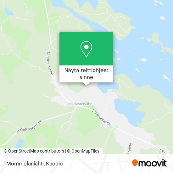 Mömmölänlahti kartta