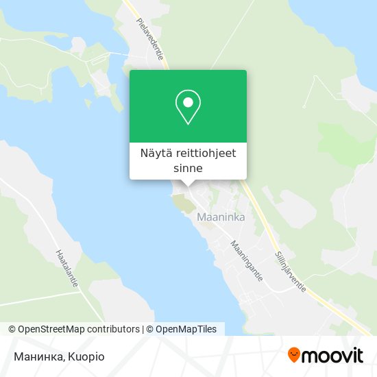 Манинка kartta