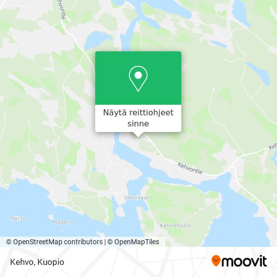 Kuinka päästä kohteeseen Kehvo paikassa Siilinjärvi kulkuvälineellä Bussi?