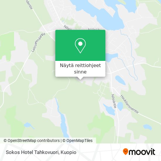 Sokos Hotel Tahkovuori kartta