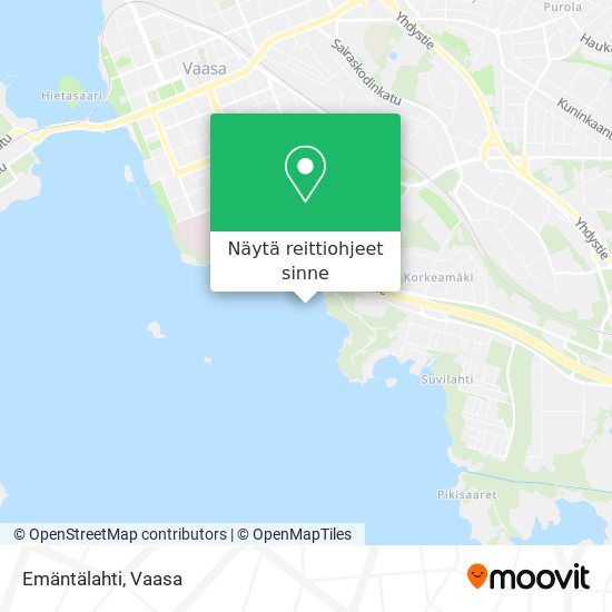 Emäntälahti kartta