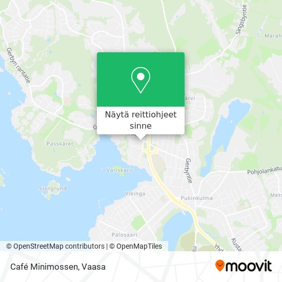 Café Minimossen kartta
