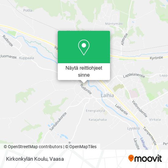 Kirkonkylän Koulu kartta