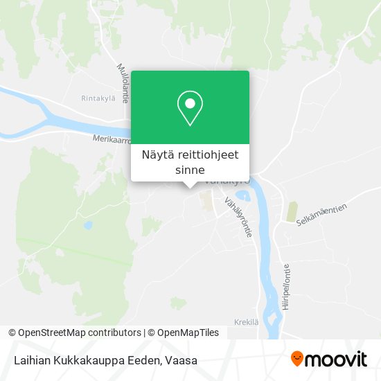 Laihian Kukkakauppa Eeden kartta