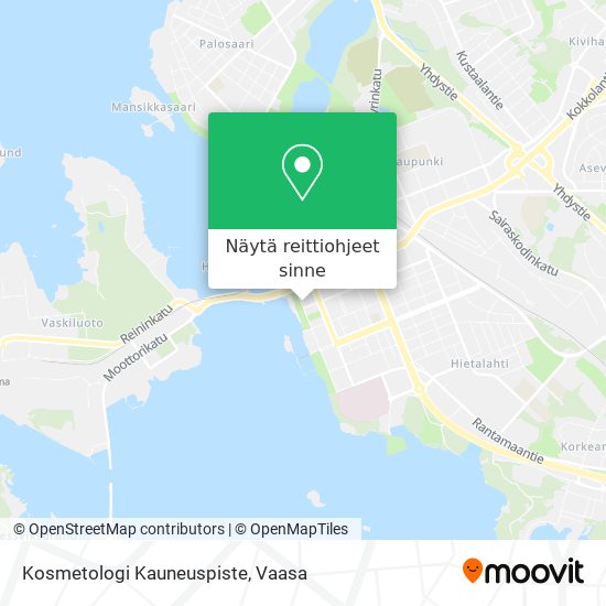 Kosmetologi Kauneuspiste kartta