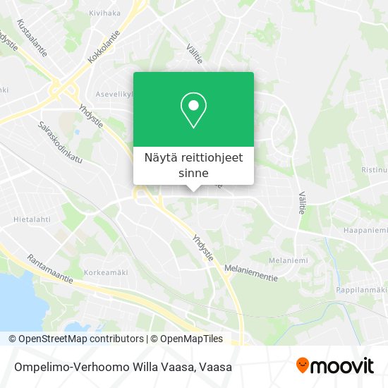 Kuinka päästä kohteeseen Ompelimo-Verhoomo Willa Vaasa kulkuvälineellä  Bussi?