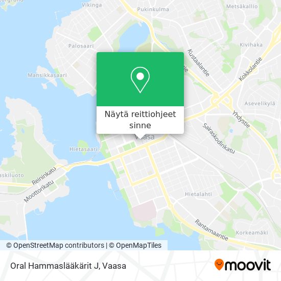 Oral Hammaslääkärit J kartta