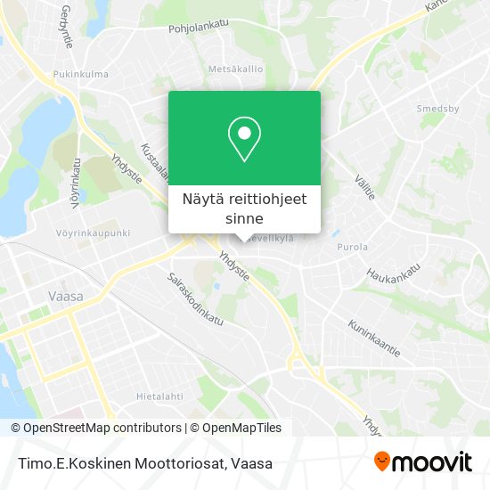Timo.E.Koskinen Moottoriosat kartta