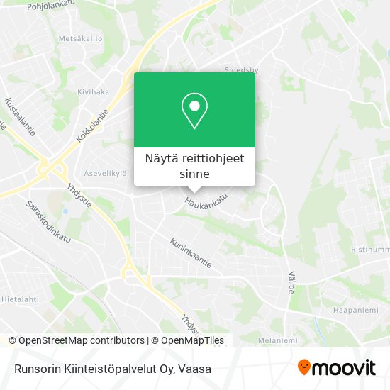 Runsorin Kiinteistöpalvelut Oy kartta