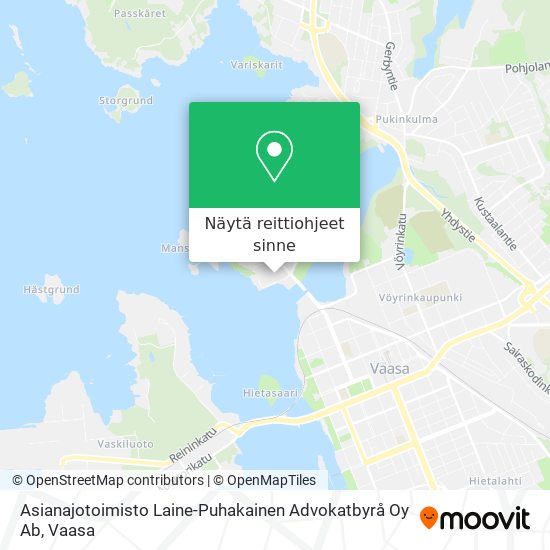 Asianajotoimisto Laine-Puhakainen Advokatbyrå Oy Ab kartta