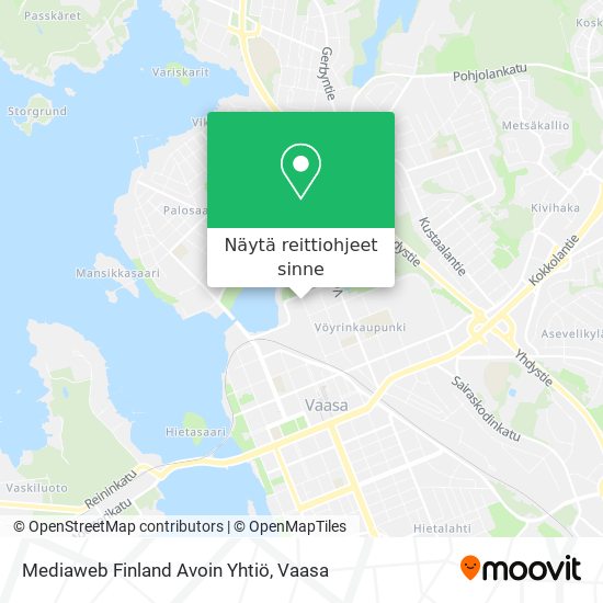 Mediaweb Finland Avoin Yhtiö kartta