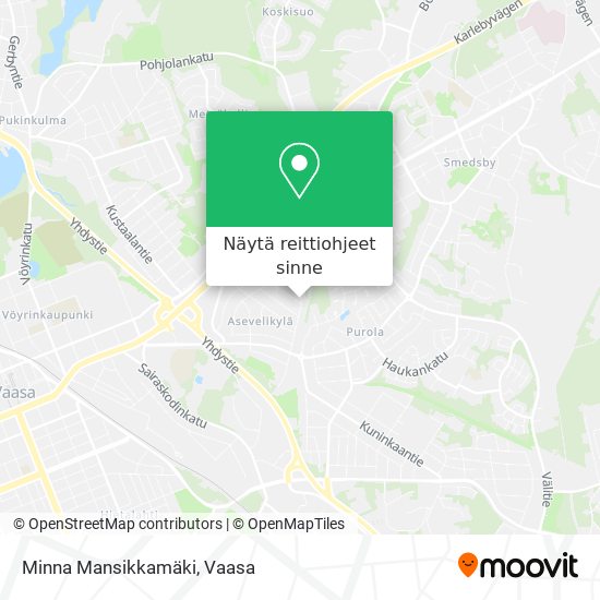 Minna Mansikkamäki kartta