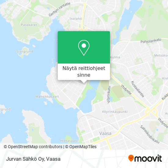 Jurvan Sähkö Oy kartta
