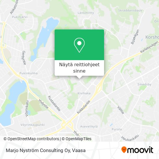 Marjo Nyström Consulting Oy kartta