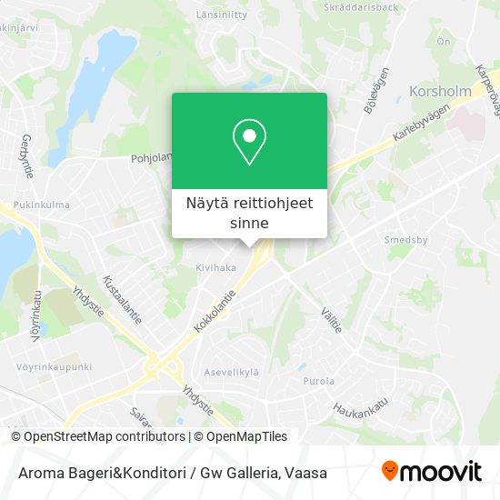 Aroma Bageri&Konditori / Gw Galleria kartta