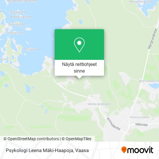 Psykologi Leena Mäki-Haapoja kartta