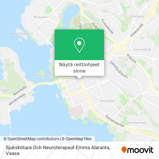 Sjukskötare Och Neuroterapeut Emma Alaranta kartta