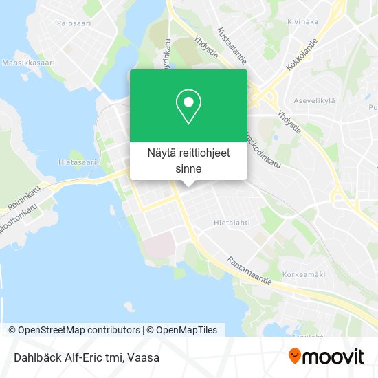 Dahlbäck Alf-Eric tmi kartta