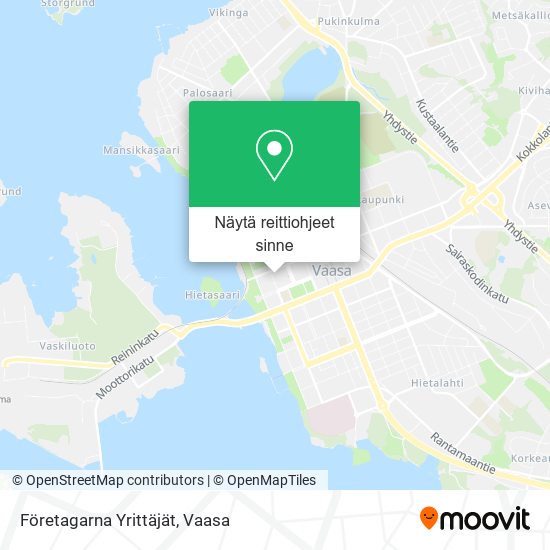 Företagarna Yrittäjät kartta