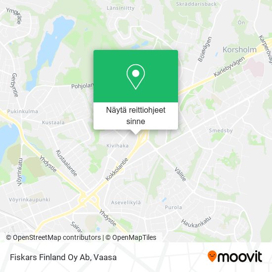 Fiskars Finland Oy Ab kartta